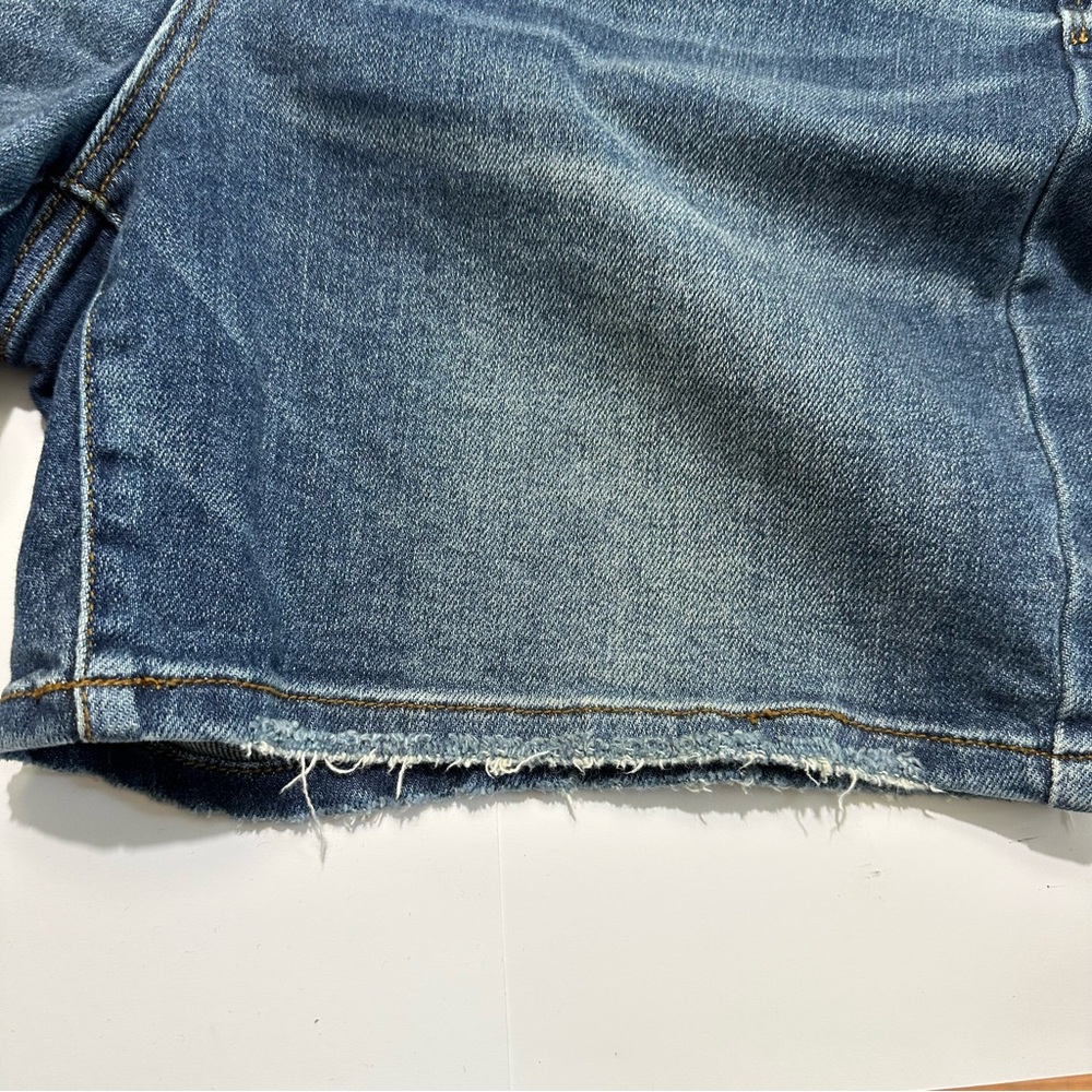 Judy Blue High Waist Mid Thigh Length Denim Shorts size XL - Picture 11 of 12
